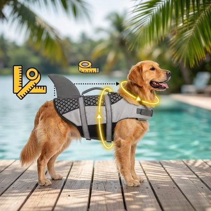 Shark Fin Dog Life Vest