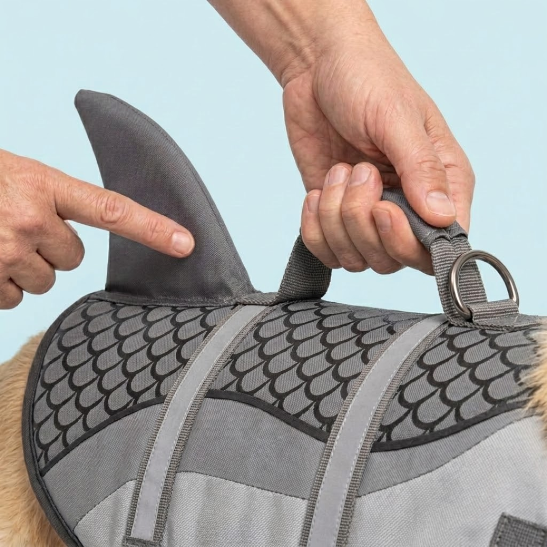 Shark Fin Dog Life Vest